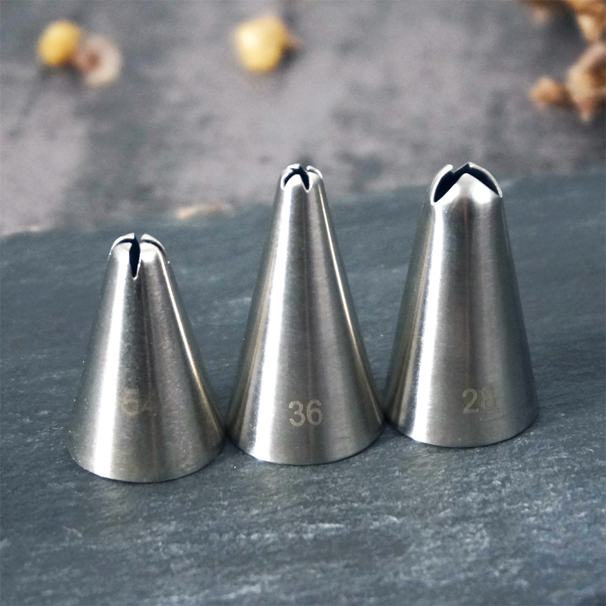 Kitchen And Baking Equipment - فوهة تزيين الكيك من الفولاذ المقاوم