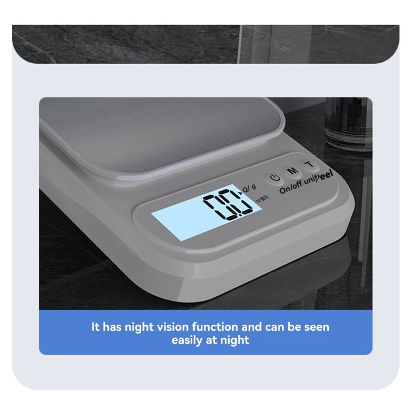 Kitchen Baking Scale - 【المنتجات الأساسية】ميزان مطبخ رقمي للخبز والطهي