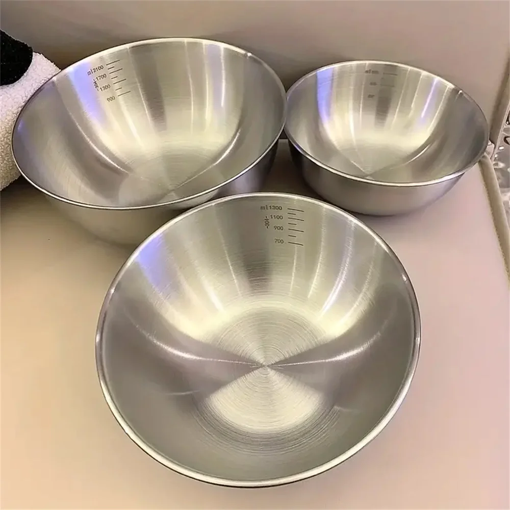 Baking Kitchen Set - مجموعة أوعية من الفولاذ المقاوم للصدأ