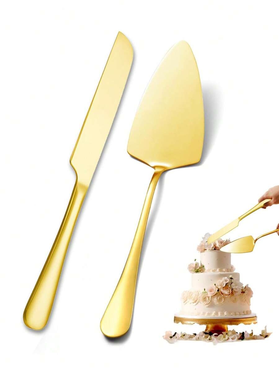 Kitchen And Baking Equipment - طقم ملعقة كيك من الفولاذ المقاوم