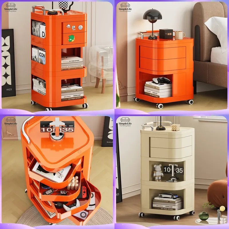Kitchen With Baking Station - عربة مطبخ متحركة بعجلات، عربة تخزين
