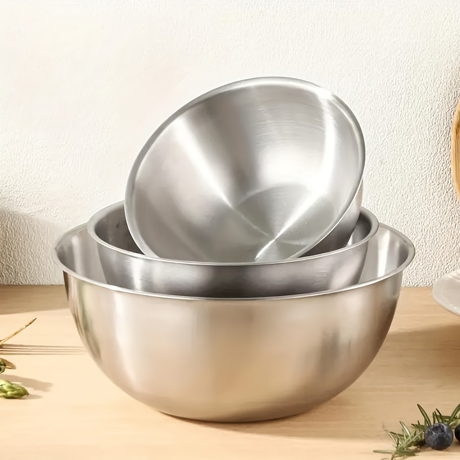 Baking Kitchen Set - طقم أوعية سلطة من الفولاذ المقاوم