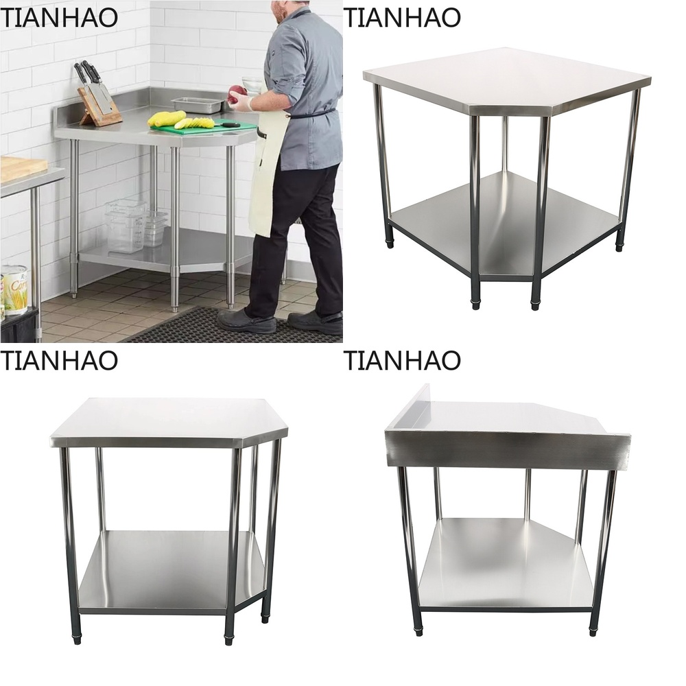Kitchen With Baking Station - طاولة عمل من الفولاذ المقاوم للصدأ