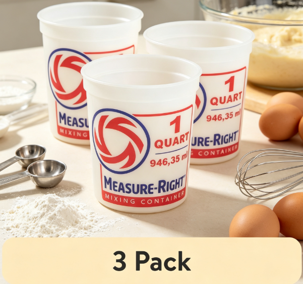 Baking Kitchen Set - وعاء خلط بلاستيكي دائري سعة 1
