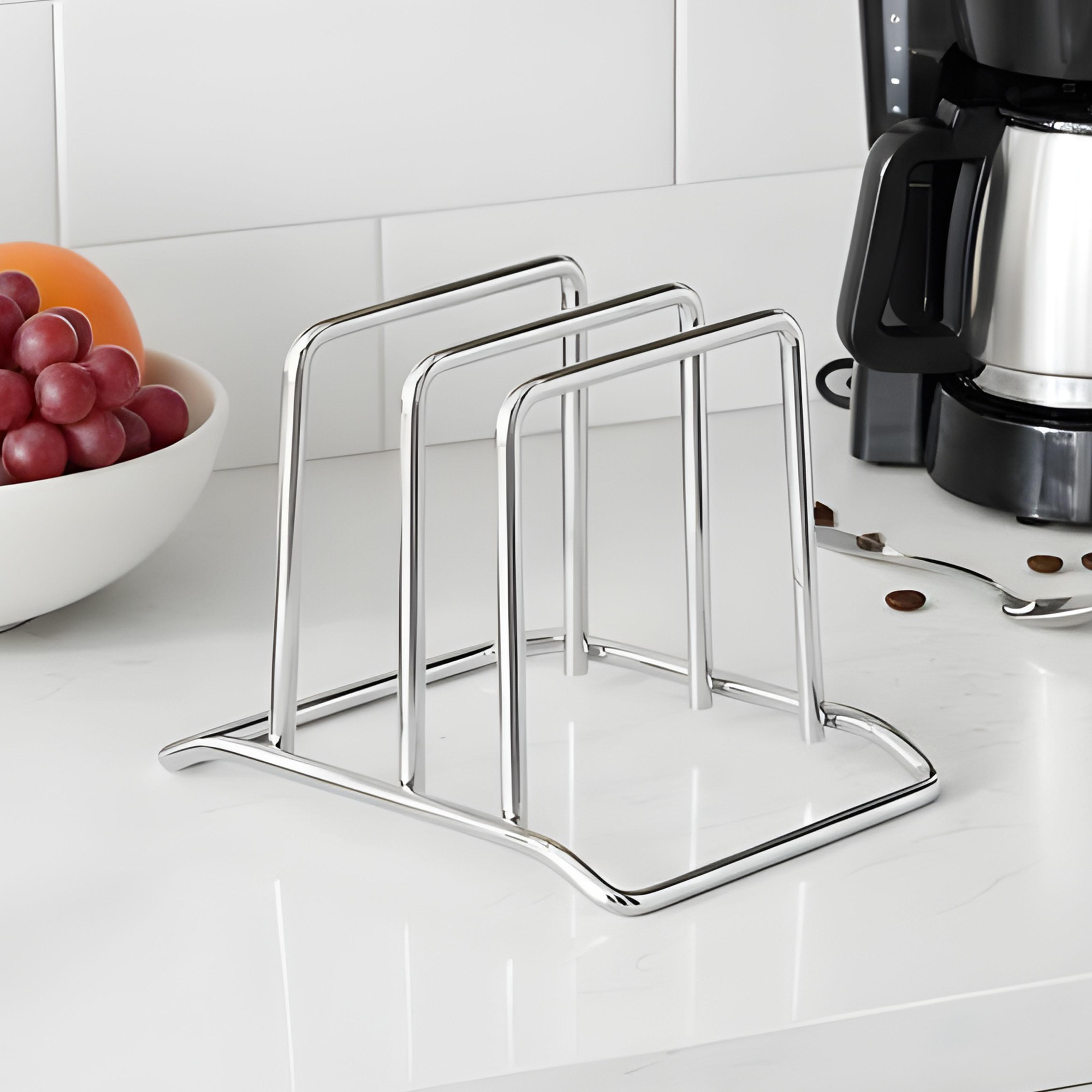 حامل لوح التقطيع من الفولاذ ال - مراجعة Kitchen Cabinet Baking Organizer وسعره