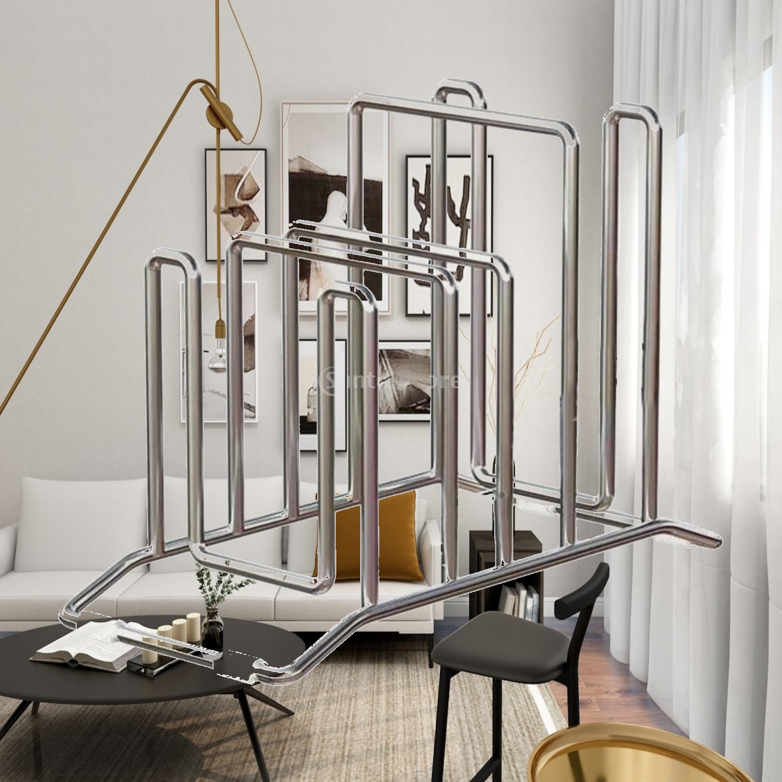 حامل أغطية الأواني والمقالي من - مراجعة Kitchen Cabinet Baking Organizer وسعره