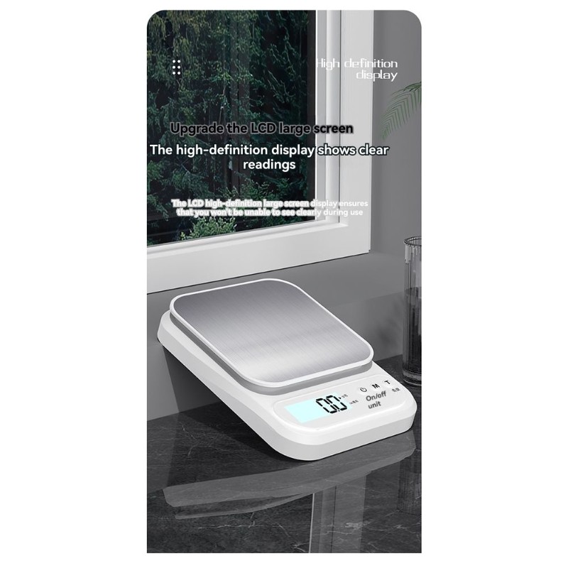 YCOC-ميزان مطبخ رقمي مدمج 3 كج - مراجعة Kitchen Baking Scale وسعره