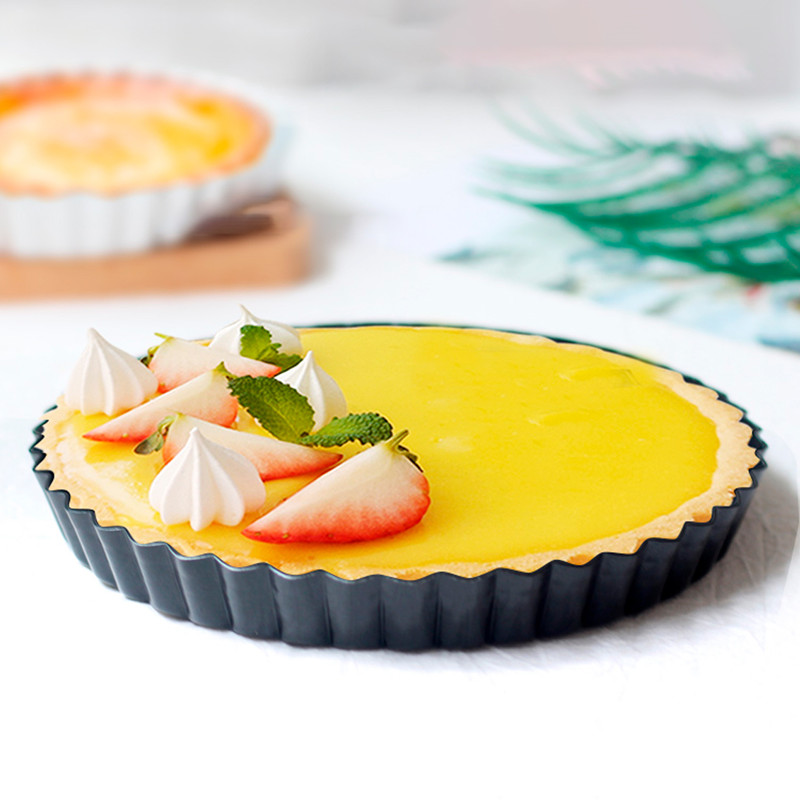 9 بوصة غير عصا تارت كيش فلان ع - مراجعة Tart Pan Loose وسعره