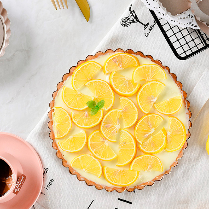 9 بوصة غير عصا تارت كيش فلان ع - مراجعة Tart Pan Loose وسعره