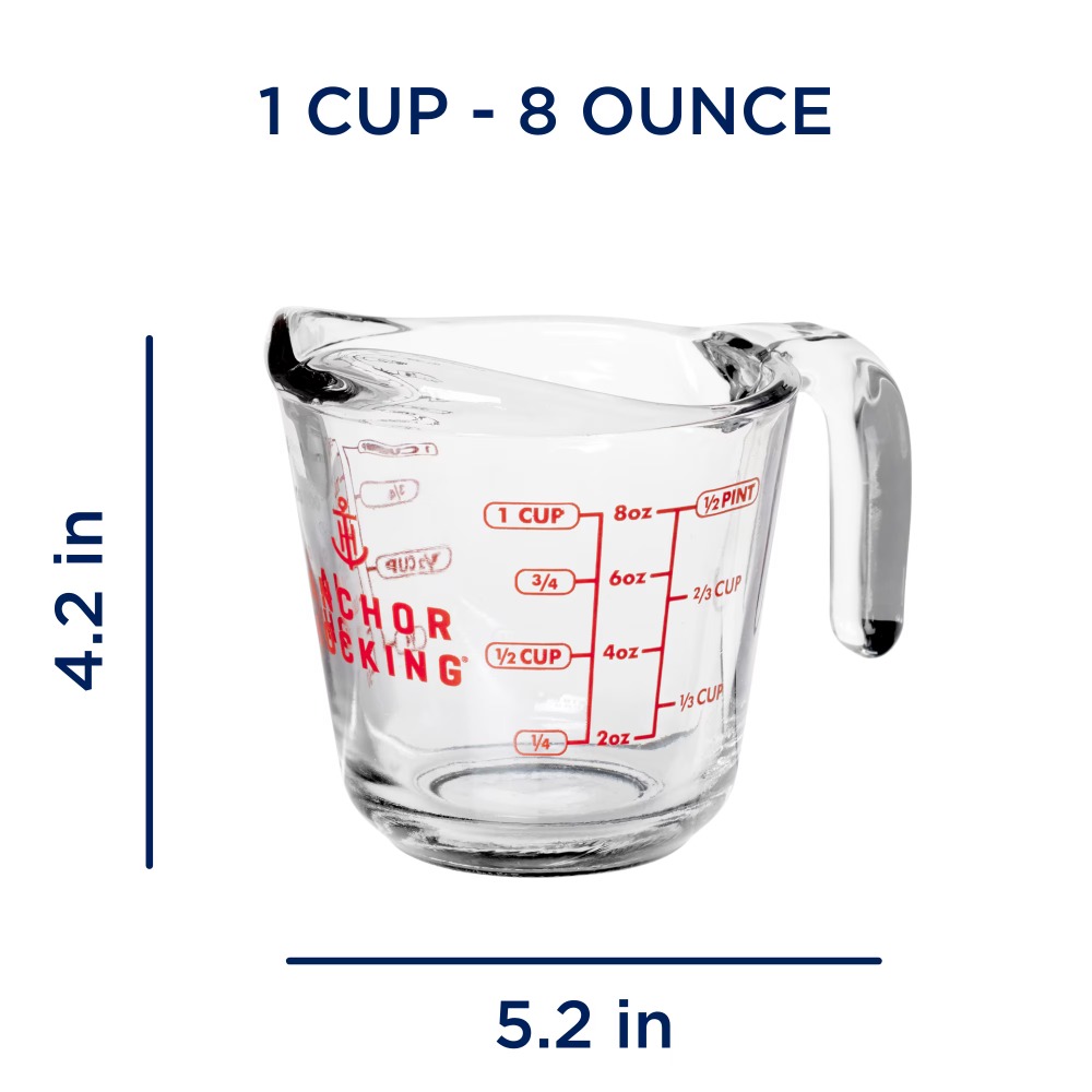طقم أكواب قياس زجاجية من قطعتي - مراجعة Baking Kitchen Set وسعره