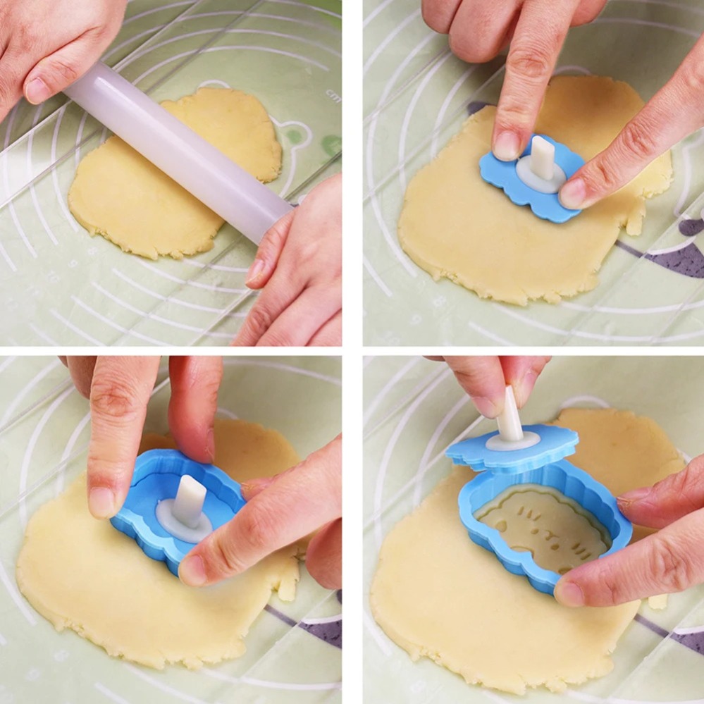 قالب بسكويت على شكل كلب كرتوني - مراجعة Baking Kitchen Diy وسعره
