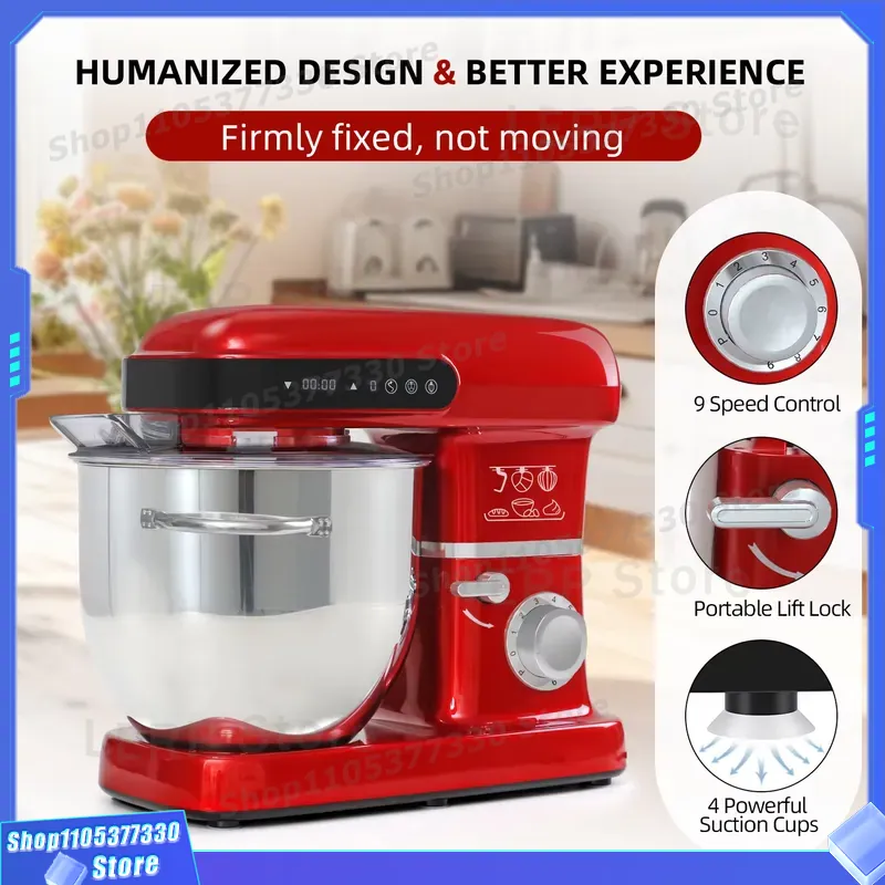 خلاط عجين عالي القدرة 2200 واط - مراجعة Kitchen Robot Baking وسعره