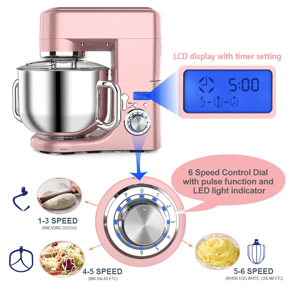 جديد وصول جديد وصول ل 1500 واط - مراجعة Kitchen Robot Baking وسعره