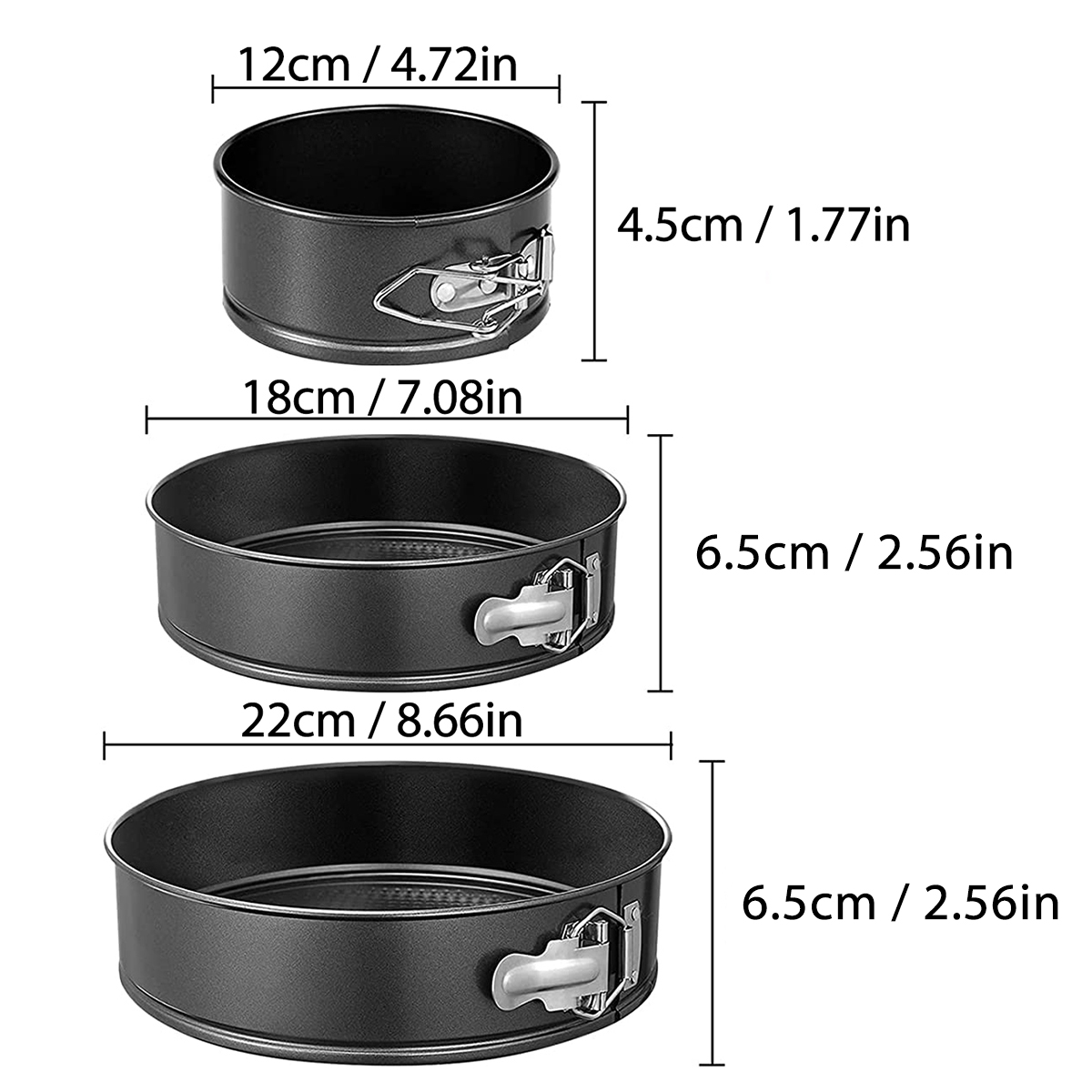 1 قطعة، 3 قطع مجموعة مقلاة الك - مراجعة Kitchen And Baking Equipment وسعره