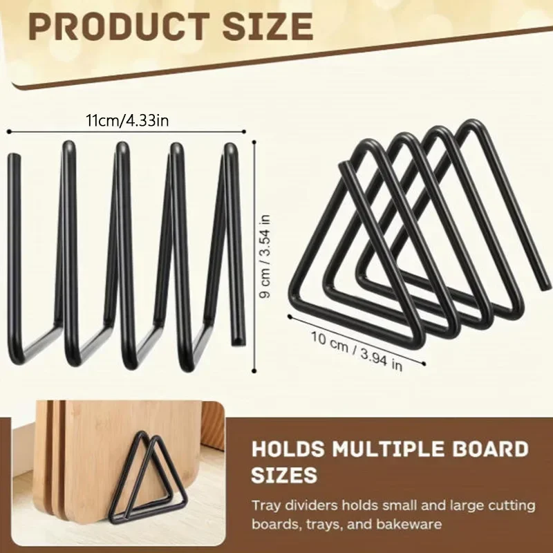 رف تخزين ألواح التقطيع المثلثي - مراجعة Kitchen Cabinet Baking Organizer وسعره