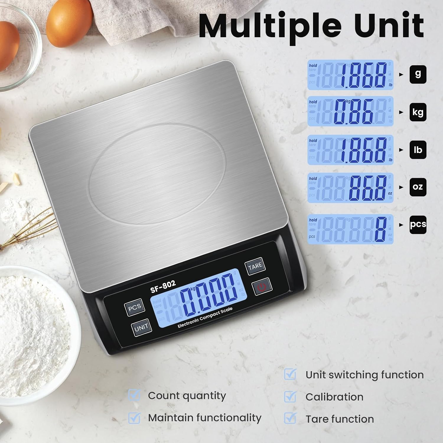 ميزان مطبخ رقمي جديد 2026، ميز - مراجعة Kitchen Baking Scale وسعره