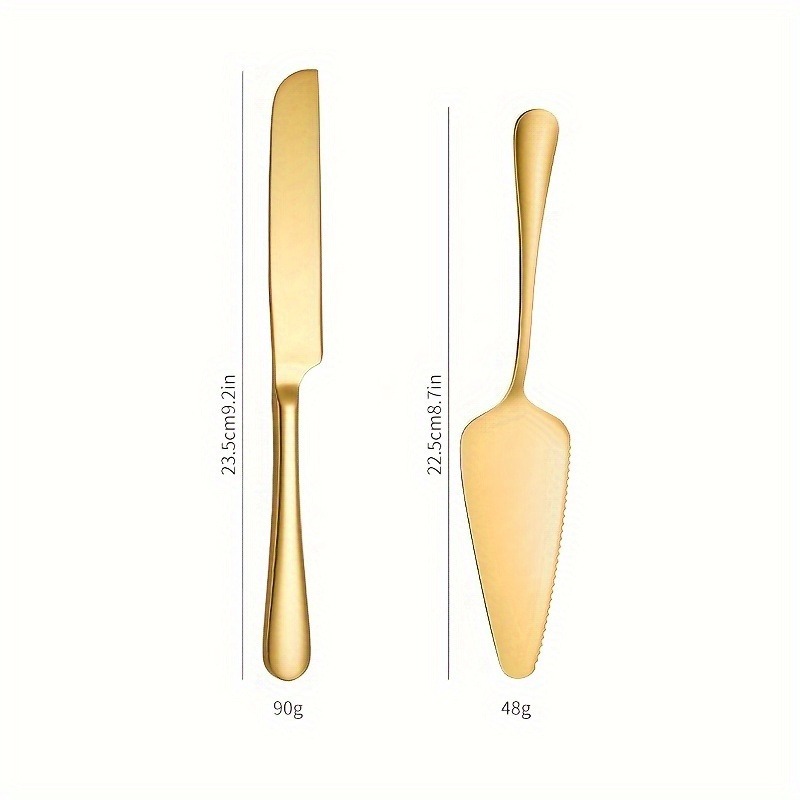 طقم سكين وملعقة كيك من الفولاذ - مراجعة Kitchen And Baking Equipment وسعره