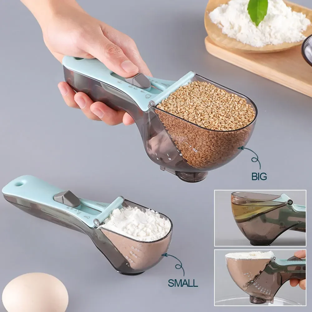 ملعقة قياس قابلة للتعديل مع مل - مراجعة Kitchen Baking Scale وسعره