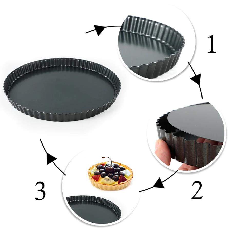 قطعتان من قالب فطيرة بحافة ممو - مراجعة Tart Pan Loose وسعره