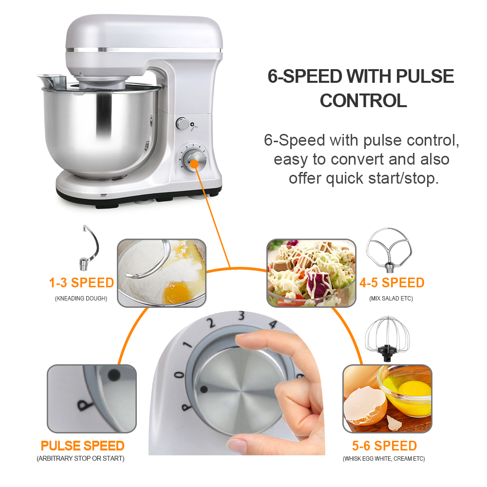 خلاط طعام احترافي للكيك والخبز - مراجعة Kitchen Robot Baking وسعره