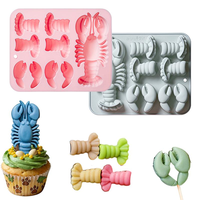 قالب سيليكون على شكل جراد البح - مراجعة Baking Kitchen Set وسعره