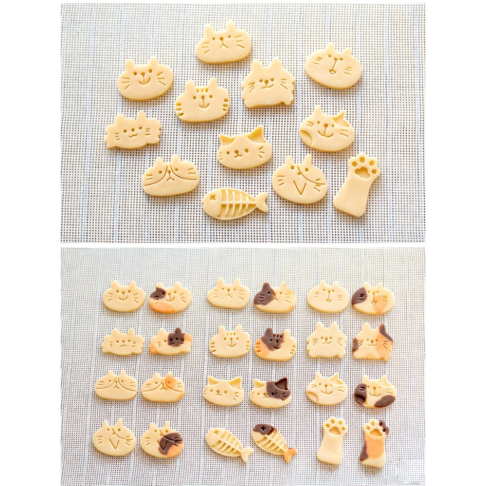 قوالب تقطيع الكوكيز على شكل قط - مراجعة Baking Kitchen Diy وسعره