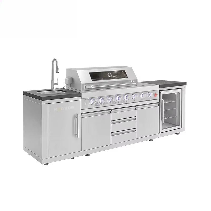 محطة شواء خارجية من الفولاذ ال - مراجعة Kitchen With Baking Station وسعره