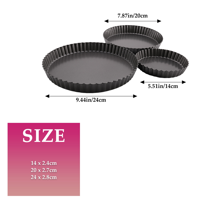 ABXF-Pie Tin، طبق فطيرة غير لا - مراجعة Tart Pan Loose وسعره