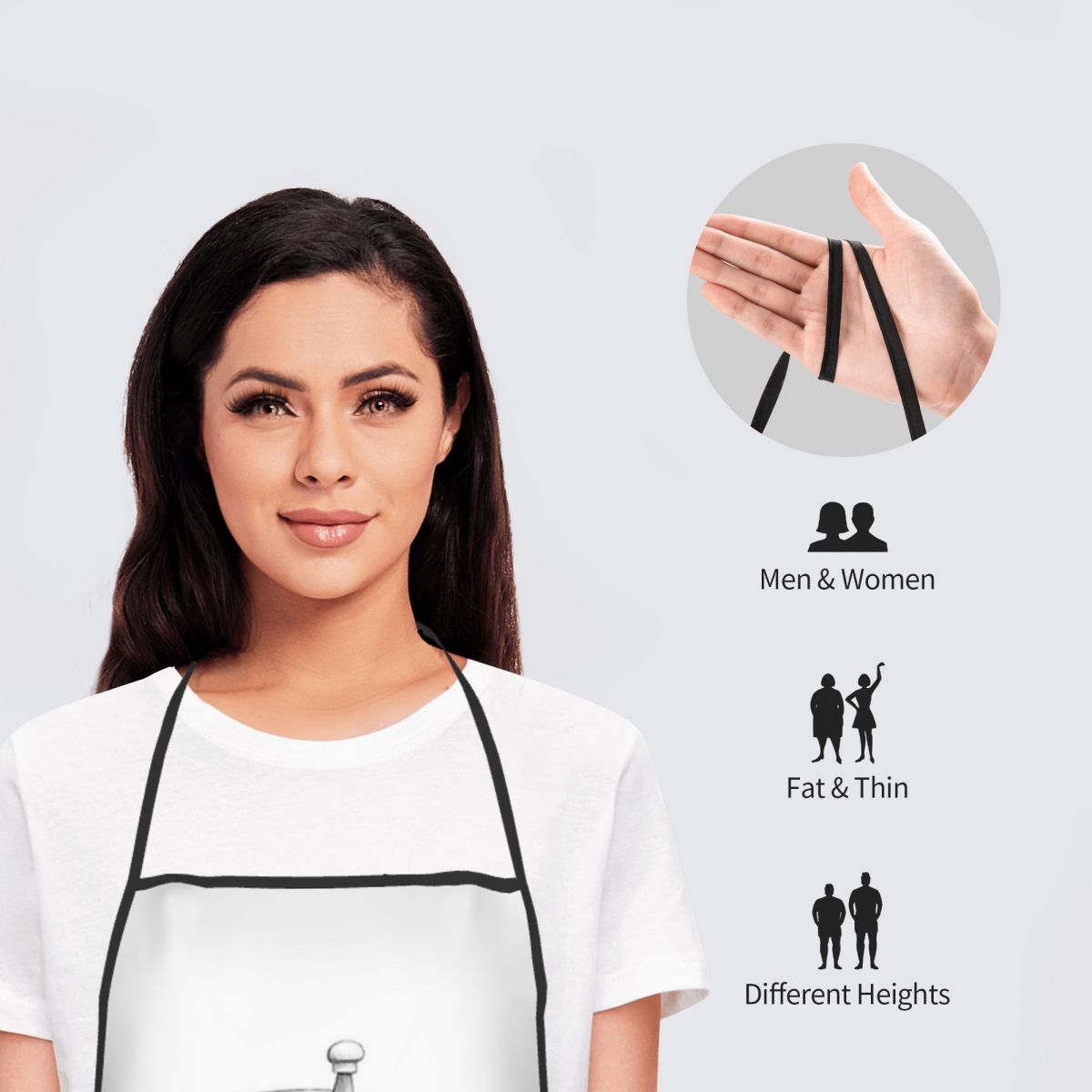 مريلة مطبخ بتصميم روبوت ريترو  - مراجعة Kitchen Robot Baking وسعره