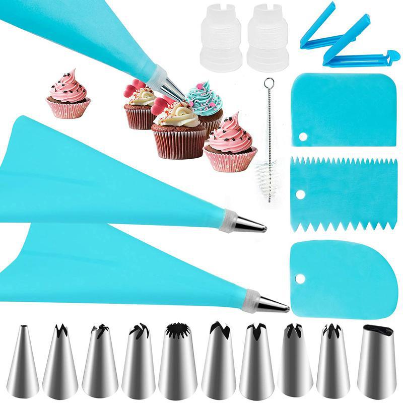 أدوات تزيين الكيك بالفوهة، معد - مراجعة Kitchen And Baking Equipment وسعره