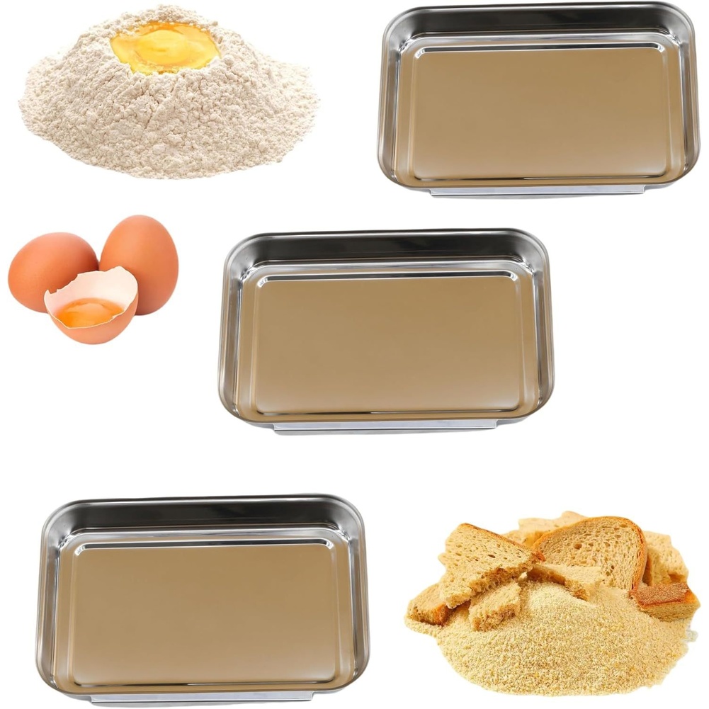 مجموعة من 3 قطع صواني توابل من - مراجعة Kitchen With Baking Station وسعره